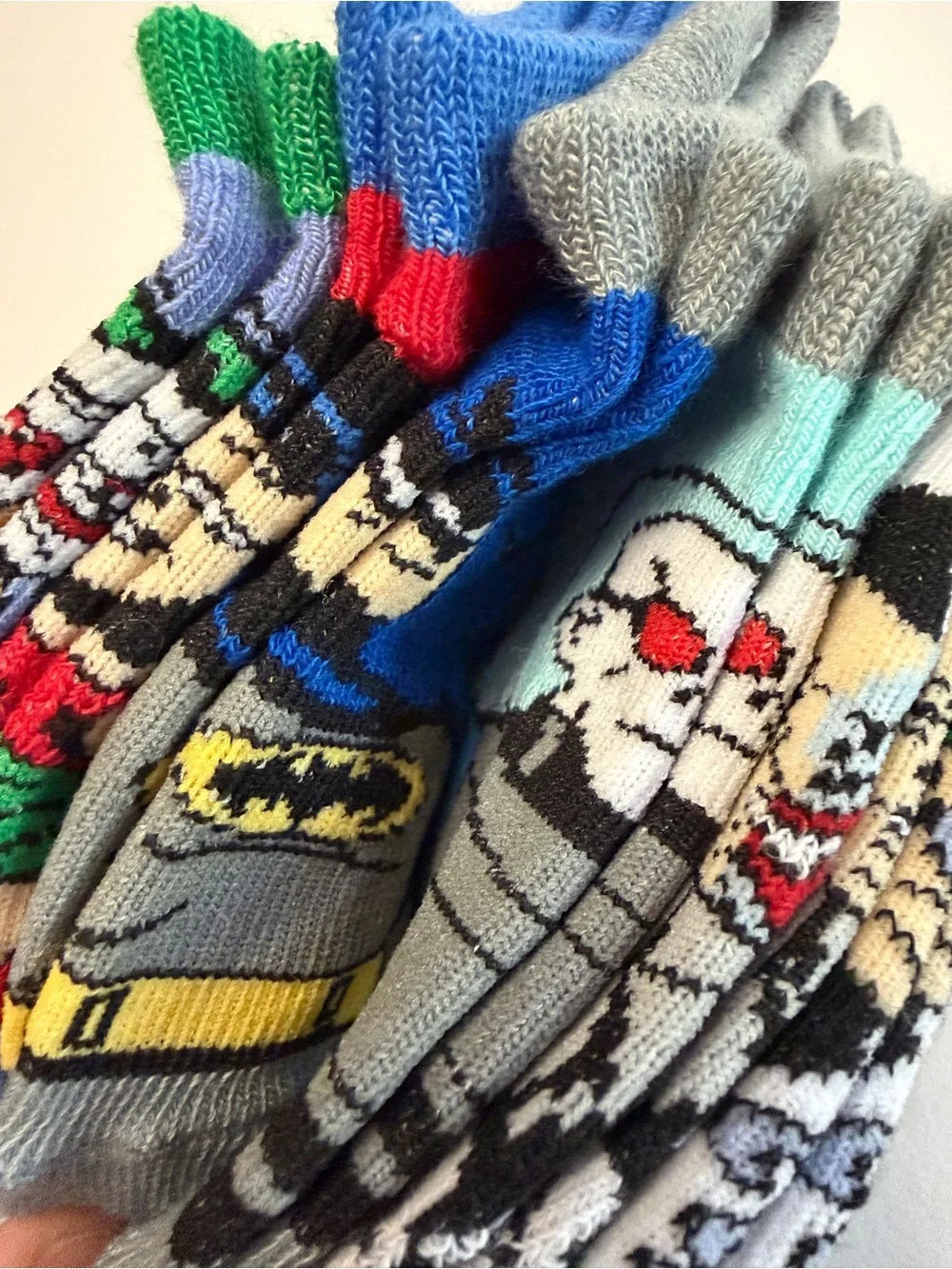 DC Marvel Kids Ankle Socks size Small/Child (4.5-8.5)